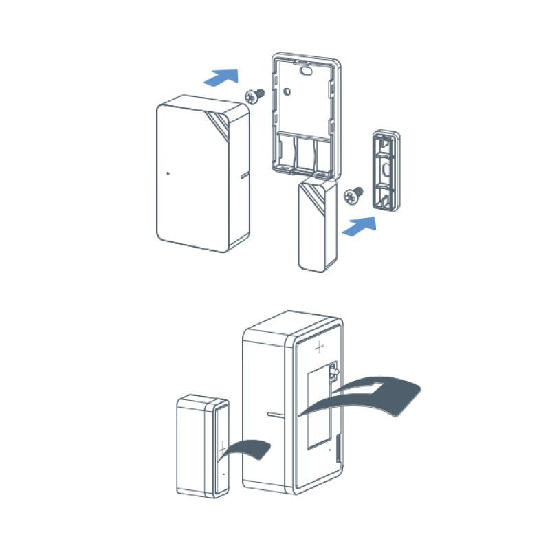 Interruttore IoT a contatto magnetico WS301 Milesight