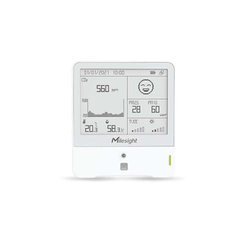 Sensore IAQ 8 in 1 schermo E-Ink AM308 Milesight