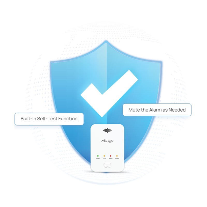 Sensore rilevazione GAS LoRaWAN® GS101 Milesight