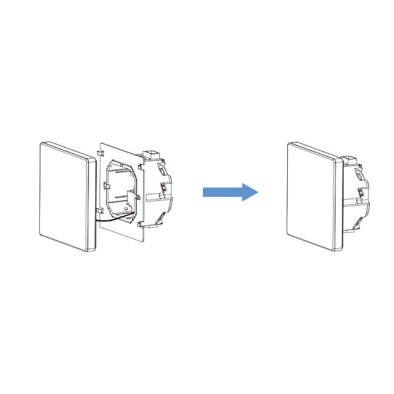Termostato fan coil temperatura e umidità WT301 Milesight