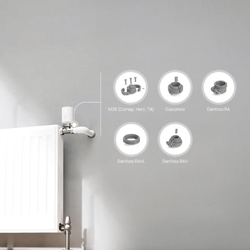 Termostato smart per radiatore WT101 Milesight
