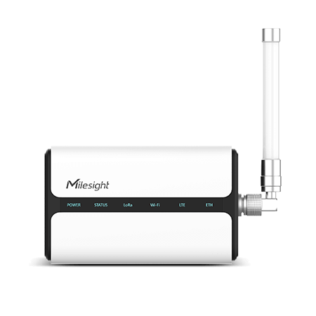 Milesight UG65-L08GL-868M-EA Gateway LoRaWAN® Industriale 8 Canali con Connettività LTE